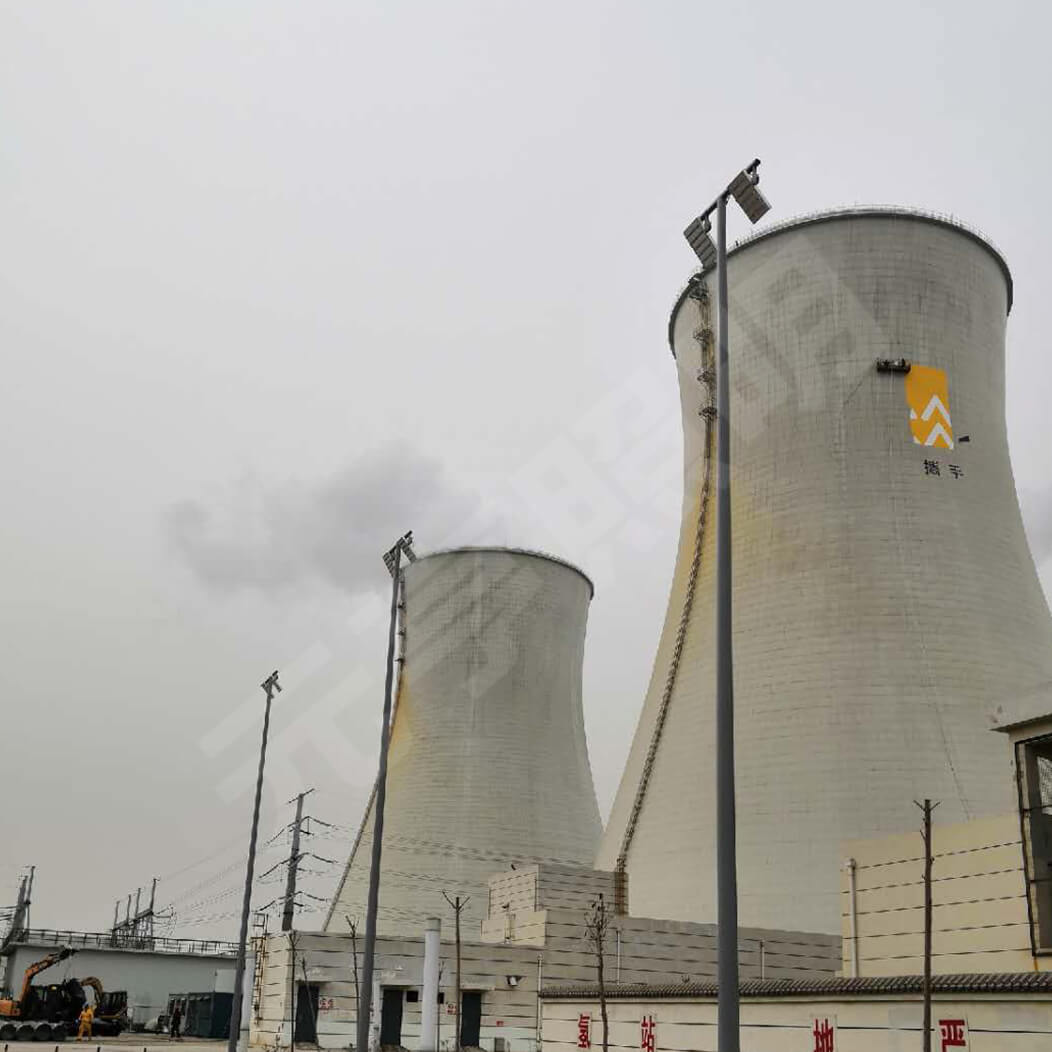 河北電廠廠區(qū)籃球場照明項(xiàng)目